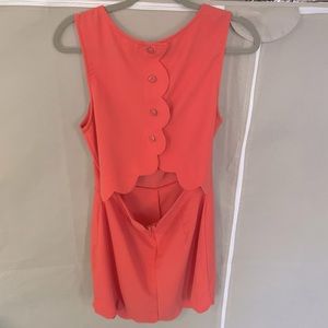 Coral shorts one piece in Large.